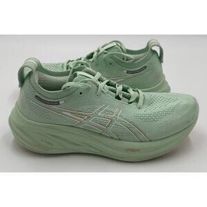 ASICS Gel Nimbus 26 Women’s 1012B601 300 Mint Tint Pale Mint Green Size 7.5